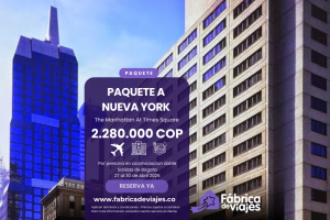 Paquete turístico a Nueva York desde Bogotá con vuelos Araje